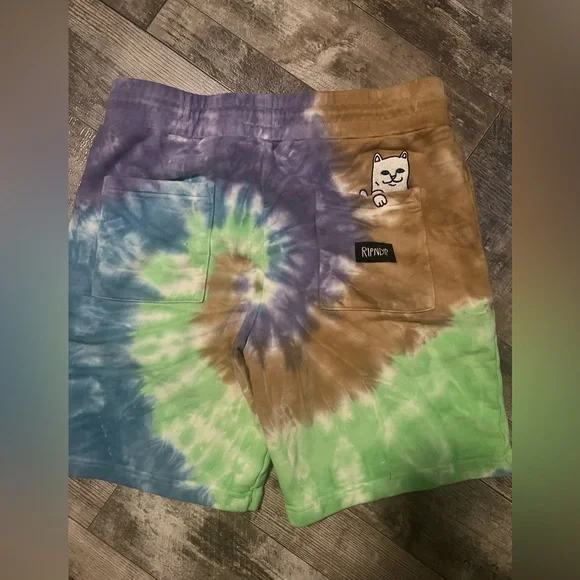 RipNDip Mens/Unisex tie dye shorts - Picture 4 of 6